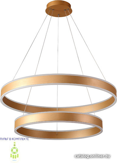 

Подвесная люстра Crystal Lux MUCHOS SP123W LED D600+800 GOLD