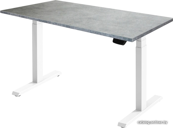 

Стол для работы стоя ErgoSmart Ergo Desk Pro 1360x800x36 мм (бетон чикаго светло-серый/белый)
