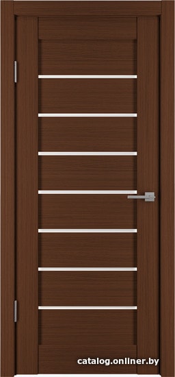 

Межкомнатная дверь IstokDoors Горизонталь-6 ДЧ 60x200 (каштан мелинга/светлое стекло)