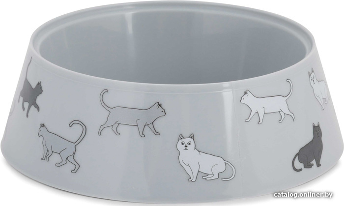 

Миска Альтернатива Cats М4369 (0.3 л, серый)