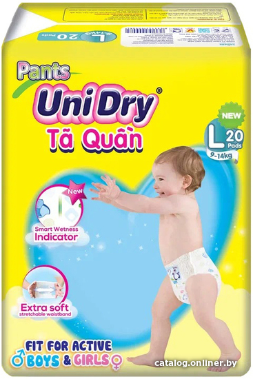 

Трусики-подгузники UniDry UniDry Pants M (22 шт)