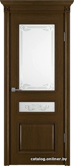 

Межкомнатная дверь Юркас Вена-2 ДО 70x200 (орех/мателюкс матовое с фрез. №7+7.1)
