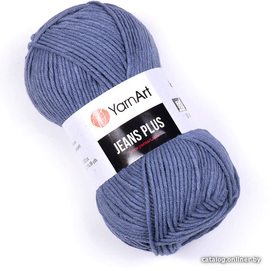 

Пряжа для вязания Yarnart Jeans Plus 55% хлопок/45% полиакрил 68 100 г (160 м, синий)