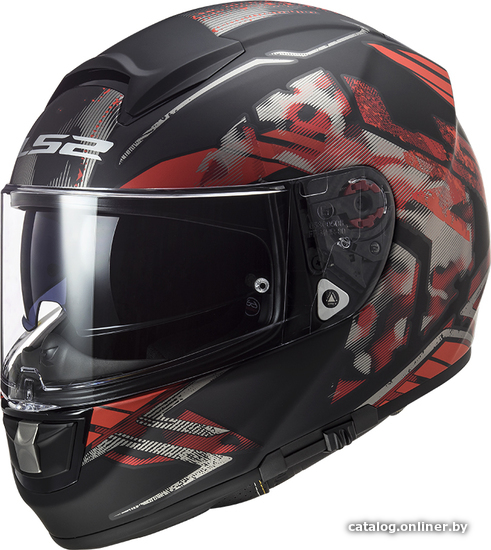 

Мотошлем LS2 FF397 Vector FT2 STENCIL (L, matt black/red)