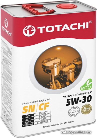 

Моторное масло Totachi NIRO LV Semi-Synthetic SN/CF 5W-30 4л