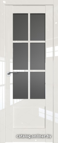 

Межкомнатная дверь ProfilDoors 103L 90x200 (магнолия люкс, стекло графит)