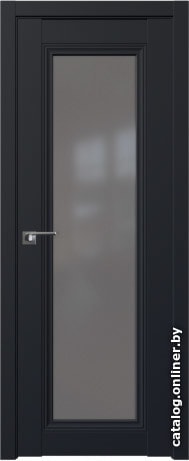 

Межкомнатная дверь ProfilDoors 2.101U 70x200 (черный матовый, стекло графит)