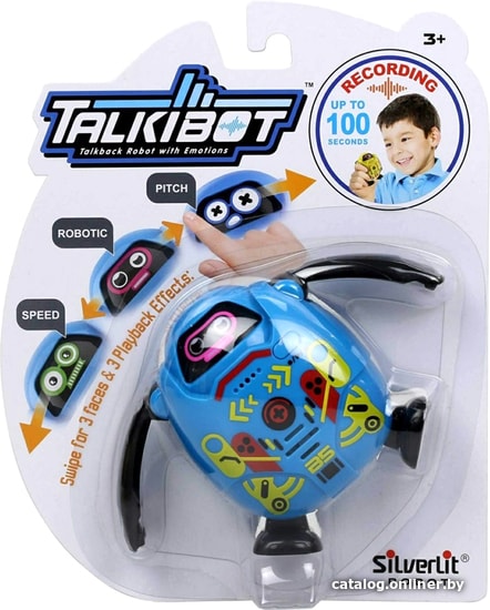 

Интерактивная игрушка Silverlit Робот Токибот 88535S-2 (синий)