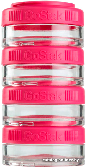 

Набор контейнеров Blender Bottle GoStak Tritan BB-G40-PINK