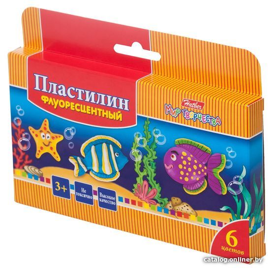 

Пластилин восковой Hatber Морская семейка KPf_06210 (6 цв.)