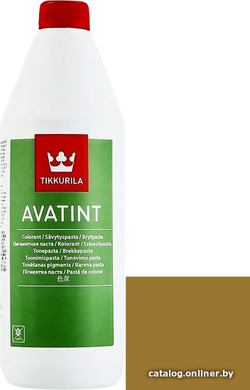 

Колеровочная краска Tikkurila Avatint 1 л (YX, yellow oxide)