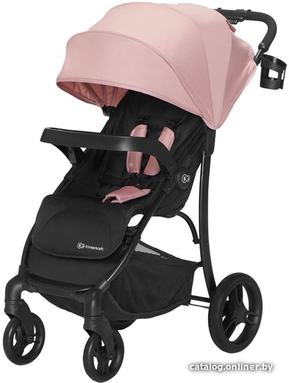 

Коляска прогулочная «книга» KinderKraft Cruiser (розовый)