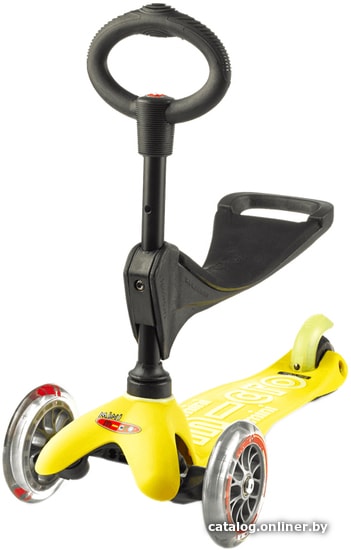 

Трехколесный самокат Micro Mini 3in1 Deluxe (желтый)