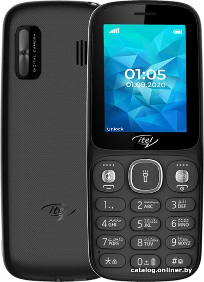 

Кнопочный телефон Itel IT5026 (черный)