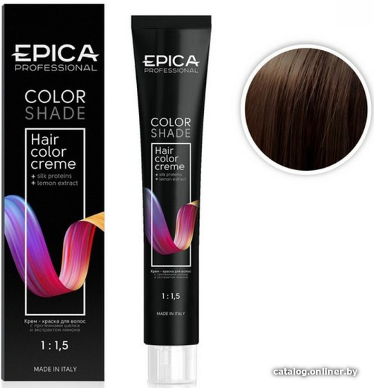 

Крем-краска для волос Epica Professional Colorshade 6.3 темно-русый золотистый (100 мл)