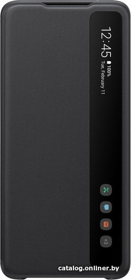 

Чехол для телефона Samsung Smart Clear View Cover для Galaxy S20 Ultra (черный)