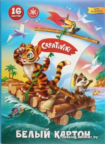 

Набор белого картона Creativiki КБ16ЛКР (16 л)
