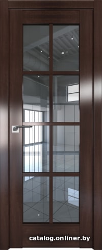 

Межкомнатная дверь ProfilDoors 101X 70x200 (орех сиена, стекло прозрачное)