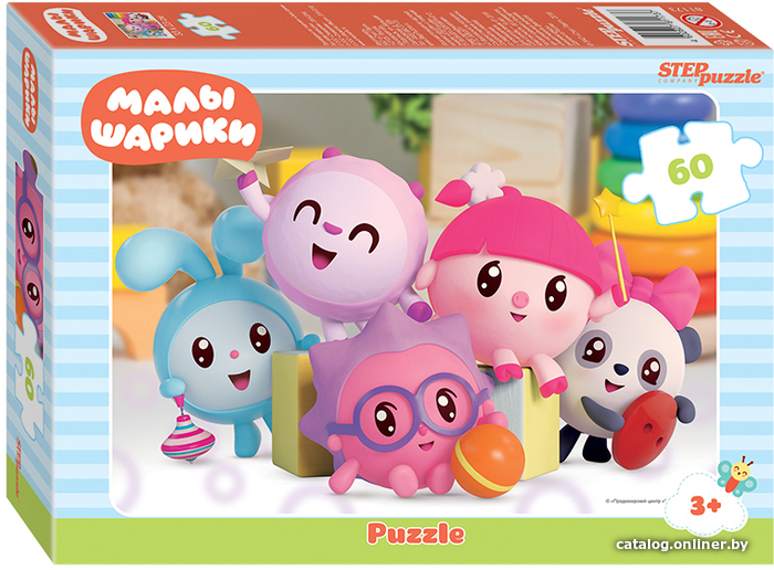 

Пазл Step Puzzle Малышарики 81173 (60 эл)