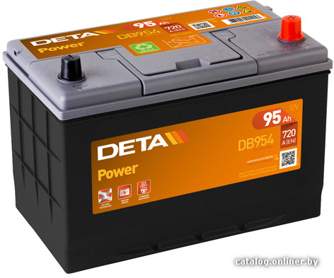 

Автомобильный аккумулятор DETA Power DB954 (95 А·ч)