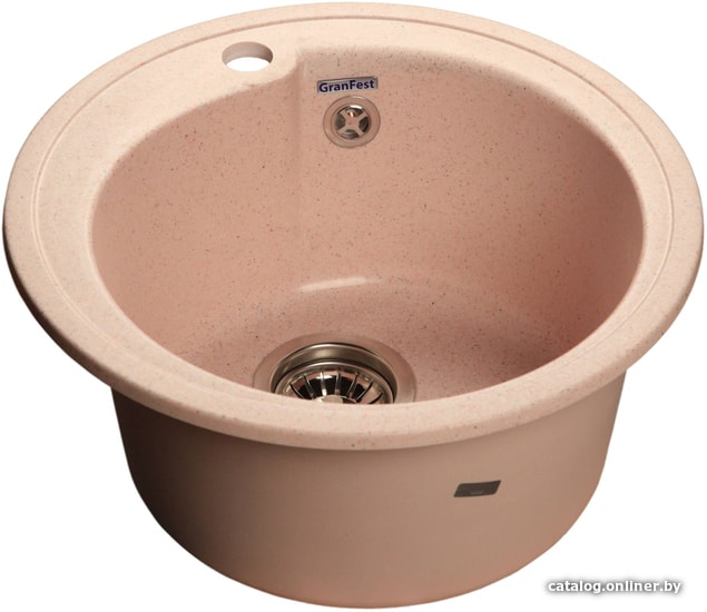 

Кухонная мойка GranFest Rondo GF-R450 (светло-розовый)
