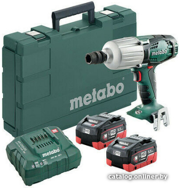 

Гайковерт Metabo SSW 18 LTX 600 602198650 (с 2-мя АКБ, кейс)