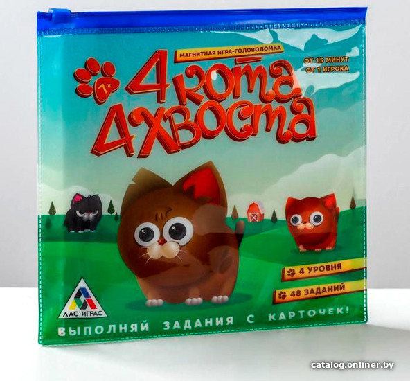 

Развивающая игра Лас Играс 4 кота, 4 хвоста 3295908