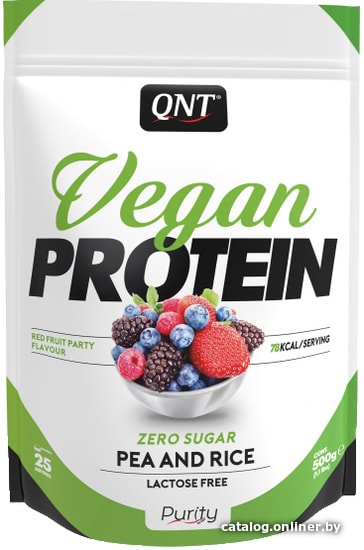 

Протеин QNT Vegan Protein (лесная ягода, 500 г)