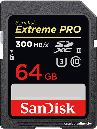 

Карта памяти SanDisk Extreme PRO UHS-II SDXC 64GB [SDSDXPK-064G-GN4IN]