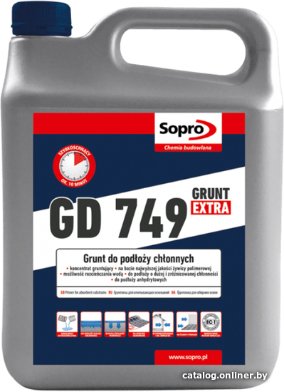 

Водно-диспрессионная грунтовка Sopro GD 749 10 кг