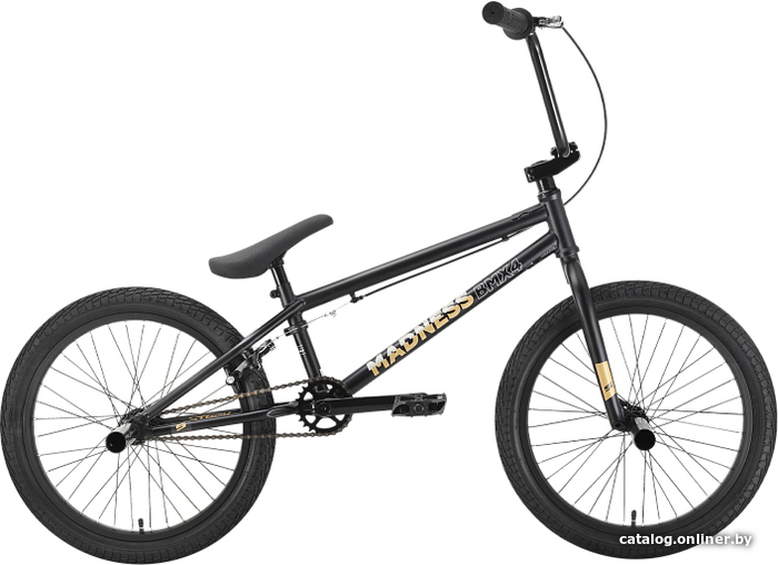 

Велосипед Stark Madness BMX 4 2022 (черный/золотистый)