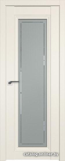 

Межкомнатная дверь ProfilDoors 2.101U 80x200 (магнолия сатин, стекло гравировка 4)
