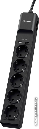 

Сетевой фильтр CyberPower B0520SUC0-DE B (1.8 м, черный)