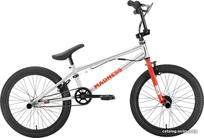 

Велосипед Stark Madness BMX 2 2022 (серебристый/оранжевый)