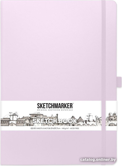 

Альбом для рисования Sketchmarker Скетчбук 2314704SM (80 л, пастельный)