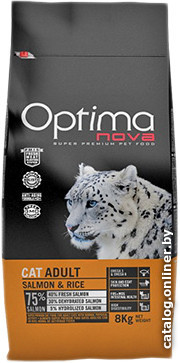

Сухой корм для кошек Optimanova Cat Adult Salmon & Rice 2 кг