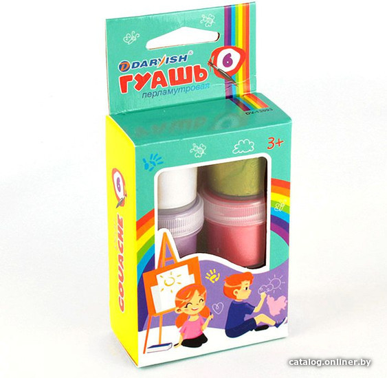 

Гуашь Darvish DV-13093 (6 цв.)