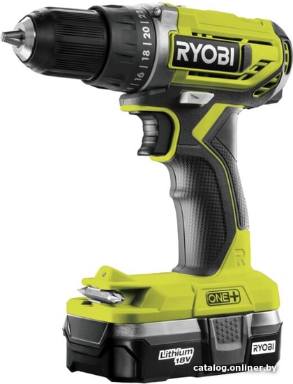 

Дрель-шуруповерт Ryobi R18DD2-213S 5133004374 (с 2-мя АКБ)