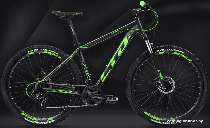 

Велосипед LTD Rebel 730 27.5 2022 (черный/зеленый)
