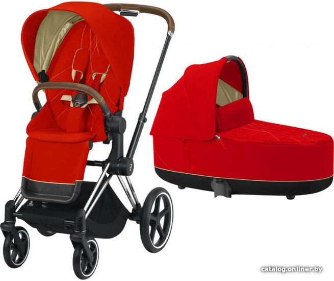 

Универсальная коляска Cybex Priam 2020 (autumn gold, рама хром/коричневый)