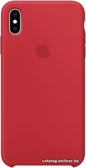 

Чехол для телефона Apple Silicone Case для iPhone XS Max Red