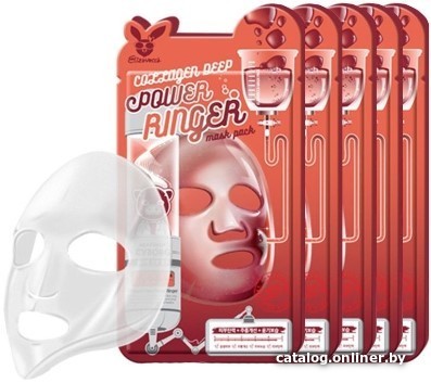 

Elizavecca Набор масок для лица Collagen Deep Power Ringer Mask Pack тканевые 10 шт