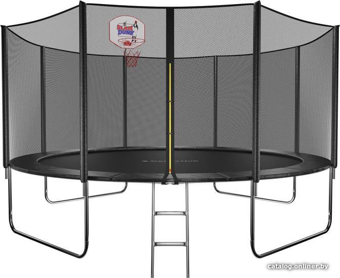 

Батут GetActive Jump 14ft - 435 см лестница, сетка, кольцо (черный)