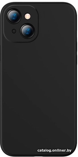 

Чехол для телефона Baseus Liquid Silica Gel Protective для iPhone 13 (черный)
