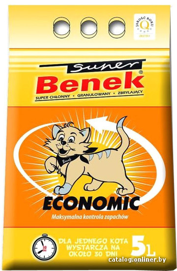 

Наполнитель для туалета Super Benek Economic 5 л