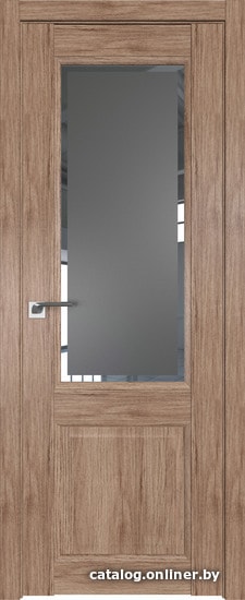 

Межкомнатная дверь ProfilDoors 2.42XN 60x200 (салинас светлый, стекло square графит)