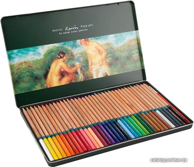 

Набор акварельных карандашей Marco Renoir Fine Art Water E3120-36TN (36 цв)