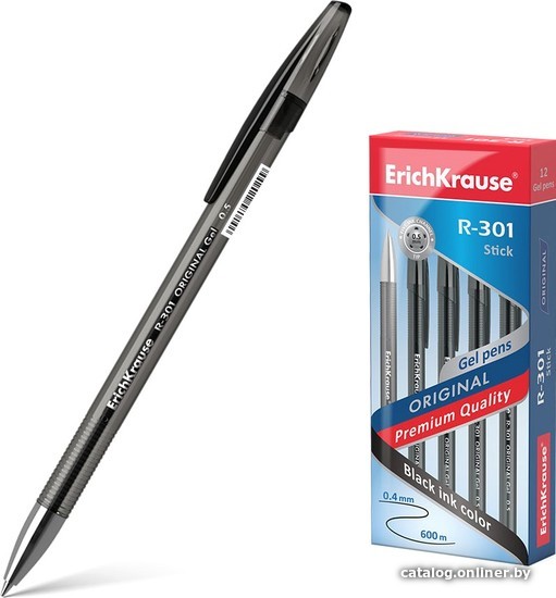

Набор гелевых ручек Erich Krause R-301 Original Gel Stick черный 42721 (12 шт)