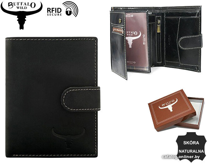 

Портмоне Cedar Buffalo Wild RM-04L-BAW-T (черный)