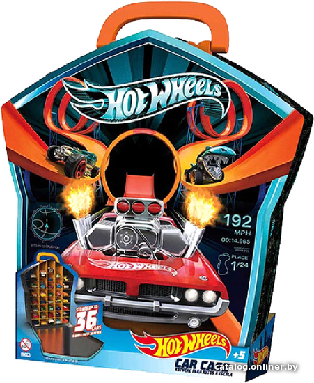

Паркинг Hot Wheels Гараж 36 машинок HWCC3-B (черный)